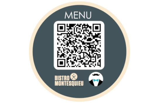 Bistro Montesquieu qr code restaurant