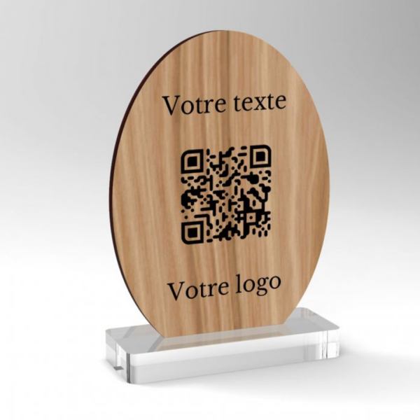 chevalet-qr-code-bois-oval