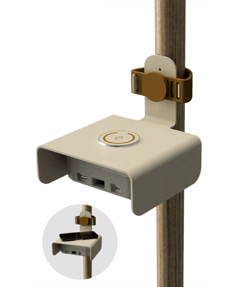 chargeur sans fil parasol